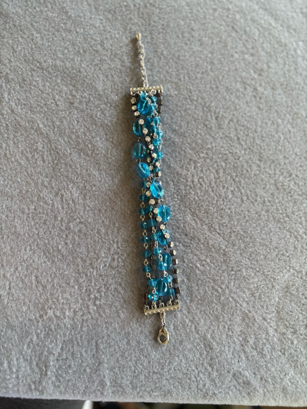 paparazzi Turquoise Blue Multi-Strand Beaded Bracelet